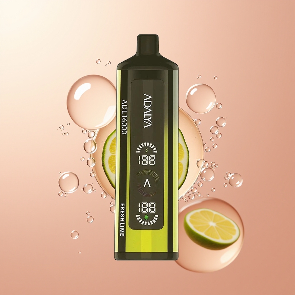 Fresh Lime Adalya ADL 16000 PRO Puffs 25ml Disposable Vape