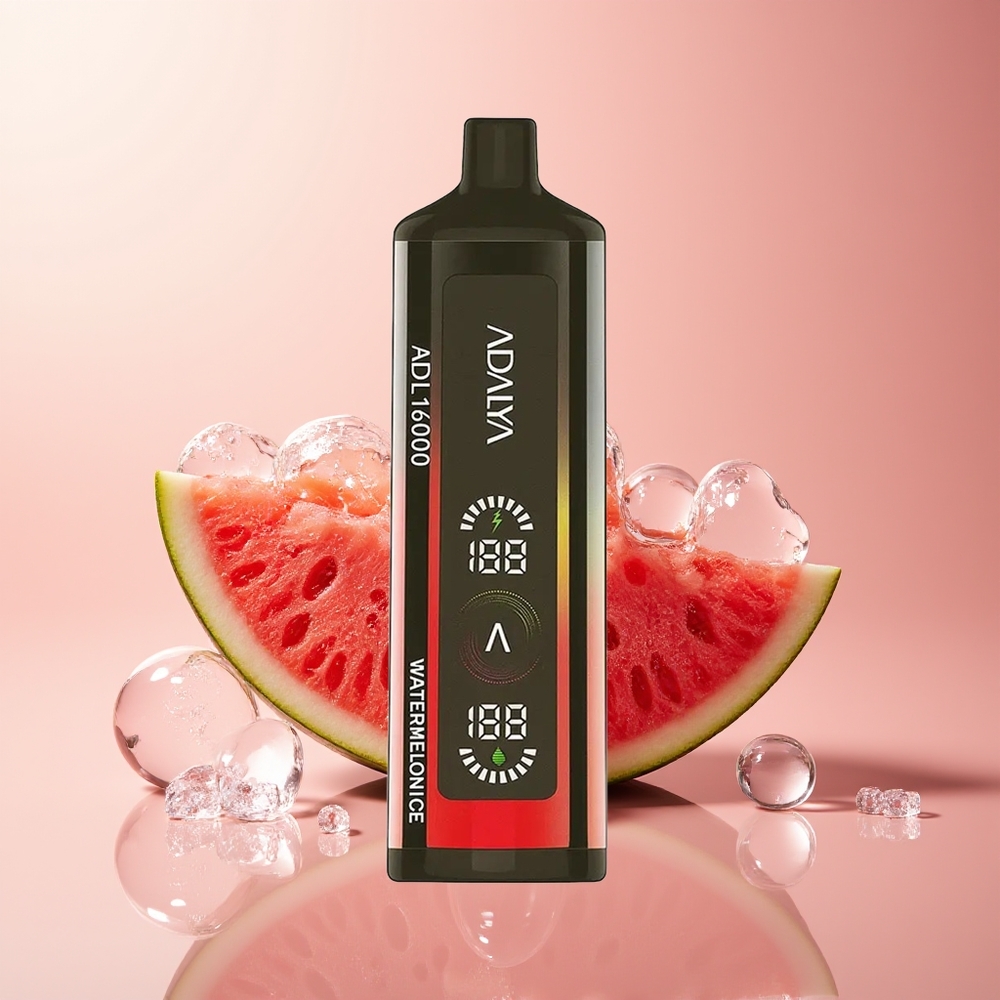 Watermelon Ice Adalya ADL 16000 Puffs Digital Screen