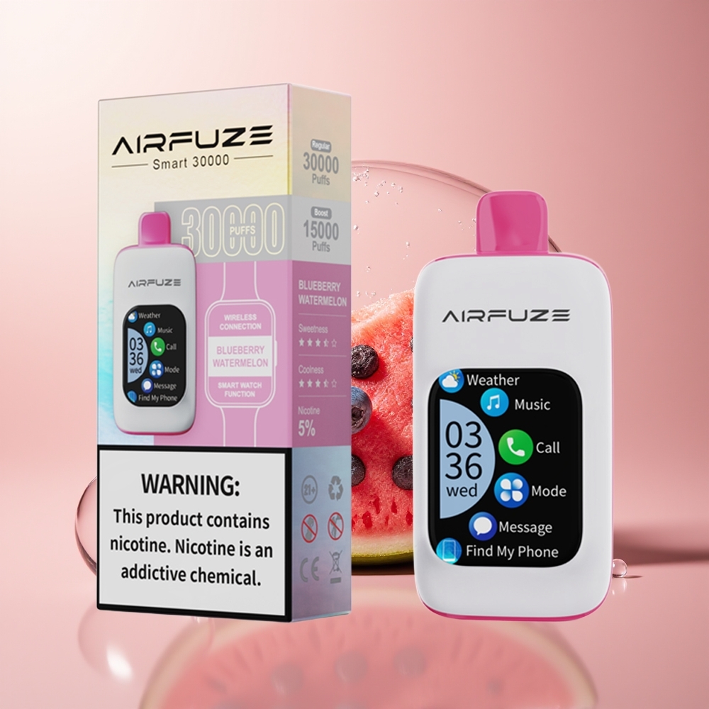 Blueberry Watermelon AirFuze Smart 30000 Puffs Disposable Vape 30000