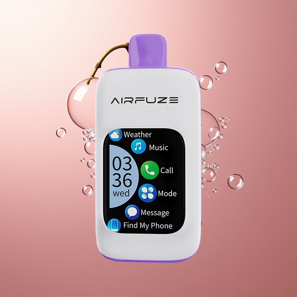 Grape Burst AirFuze Smart 30000 Puffs Disposable Vape with Touch Screen