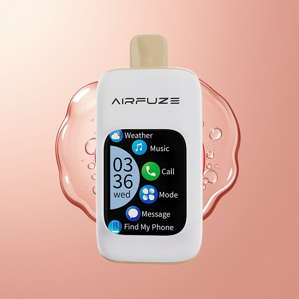 Juicy Peach AirFuze Smart 30000 Puffs Disposable Vape Touch Screen