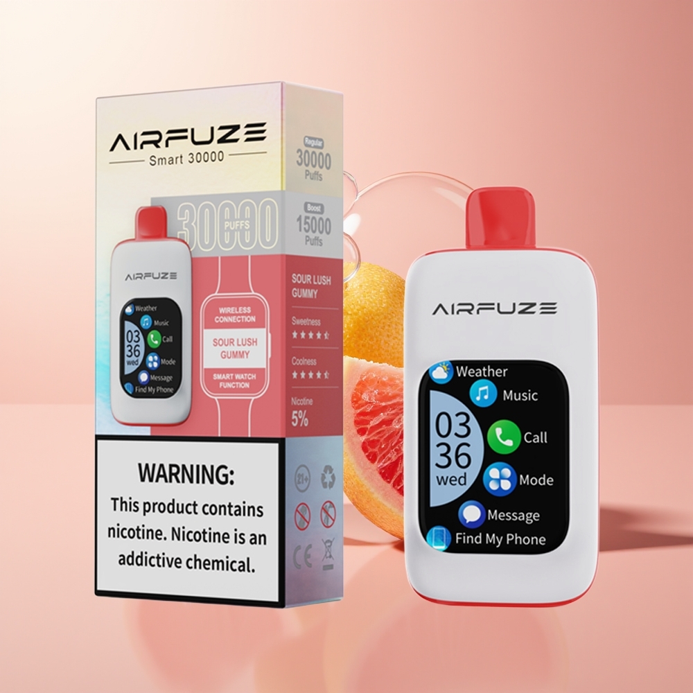 Sour Lush Gummy AirFuze Smart 30000 Puffs Disposable Vape