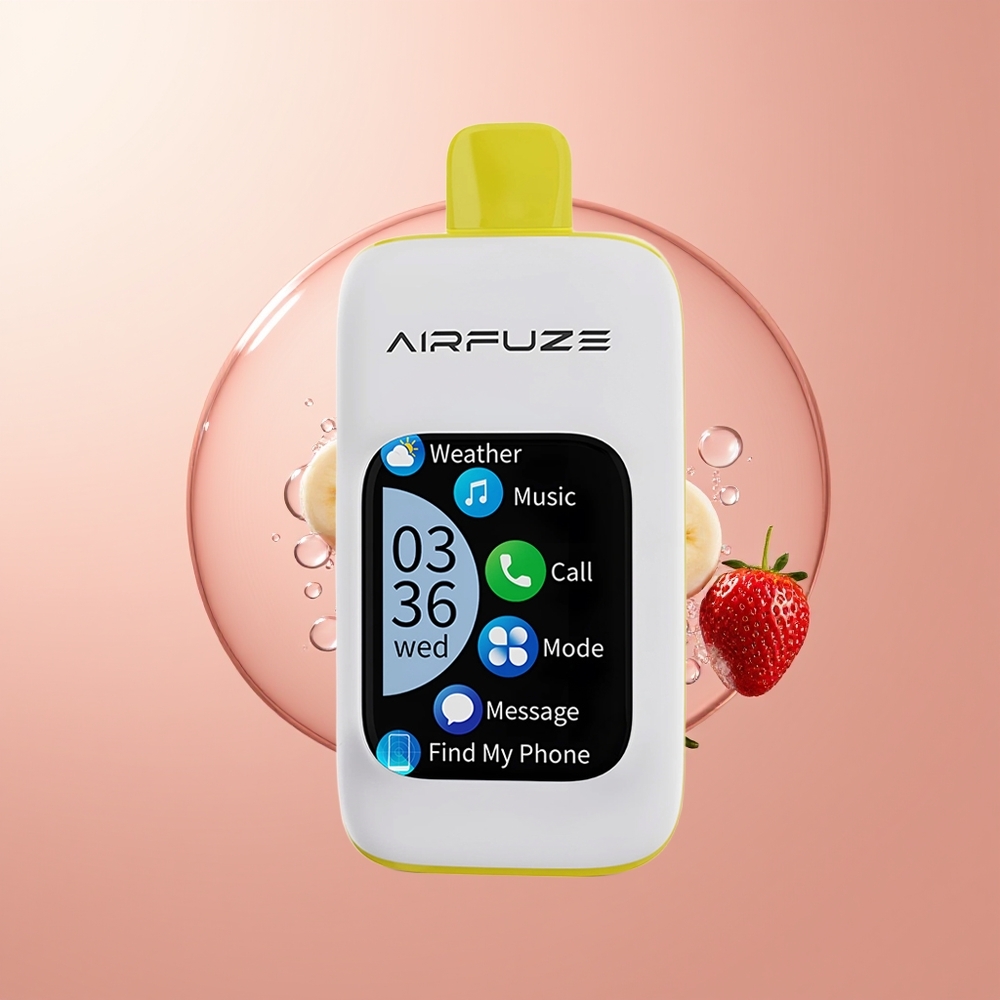 Strawberry Banana AirFuze Smart Pro 40000 Puffs Wireless Music Vape
