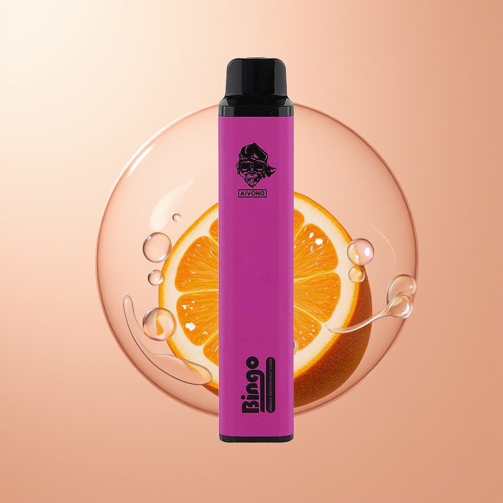 Orange Passion Fruit Guava Aivono Aim Bingo 4000 Puffs Disposable Vape