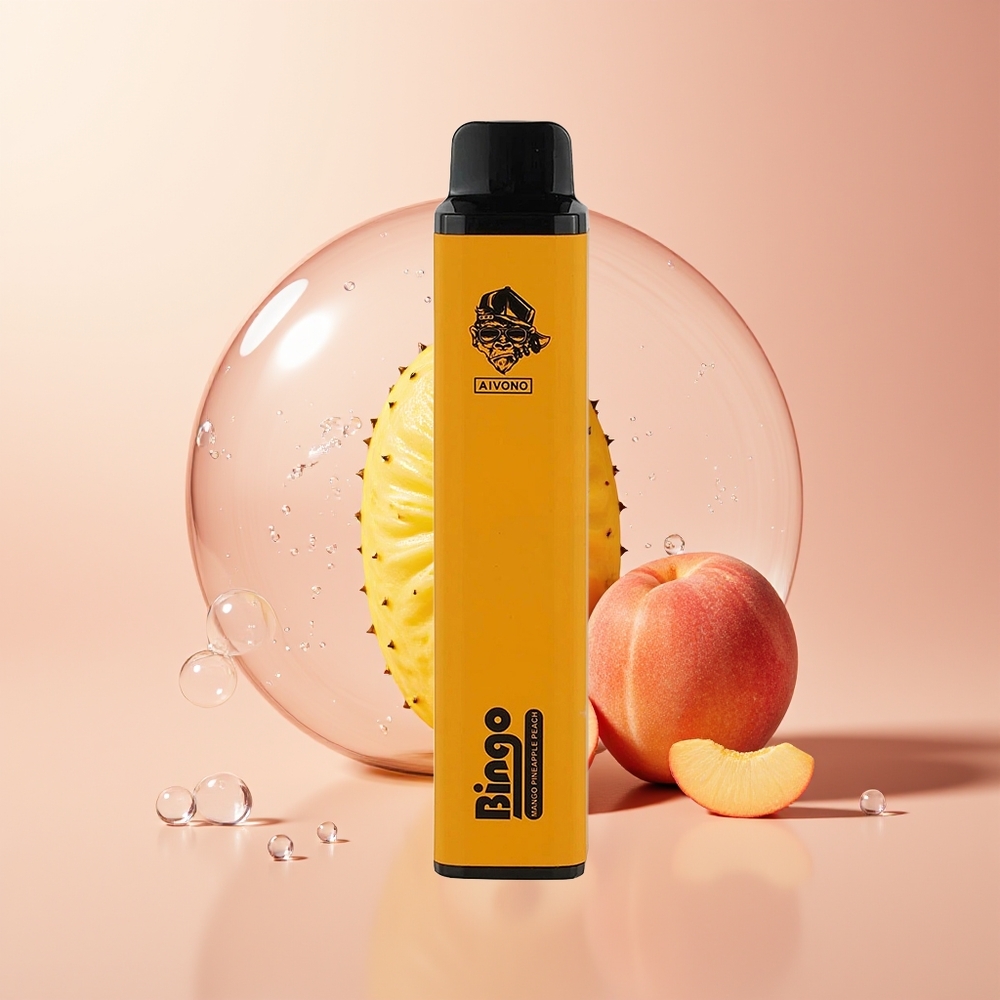 Pineapple Peach Aivono Bingo 4000 Puffs Disposable Vape