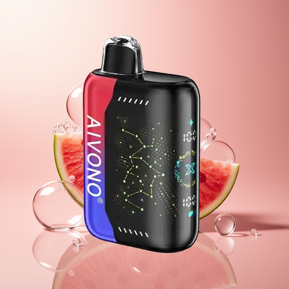 Iced Watermelon Cherry Aivono Aim Boom 25000 Puffs Type-C Charging
