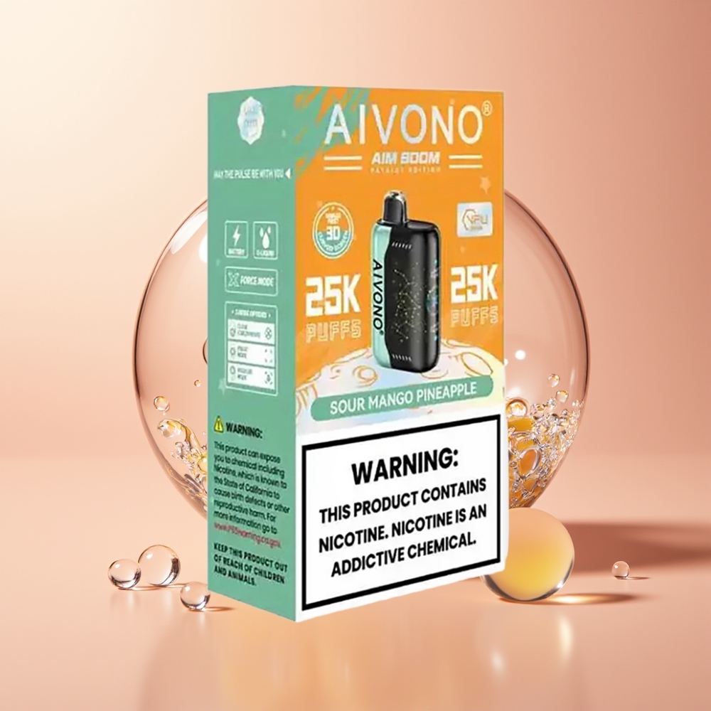 Sour Mango Pineapple Aivono Aim Boom 25000 Puffs 650mAh