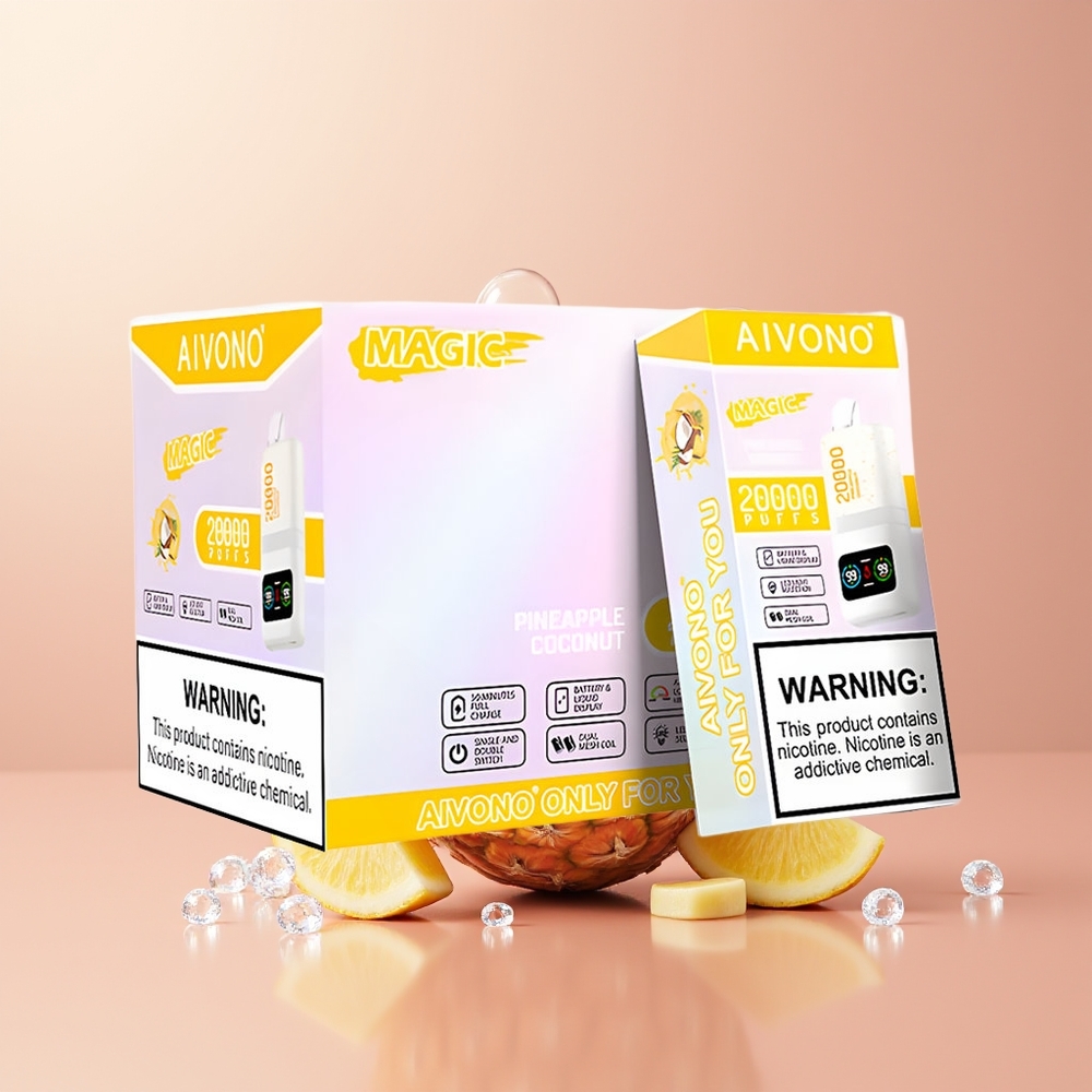 Pineapple Coconut Aivono Aim Magic 20000 Puffs Dual Mesh
