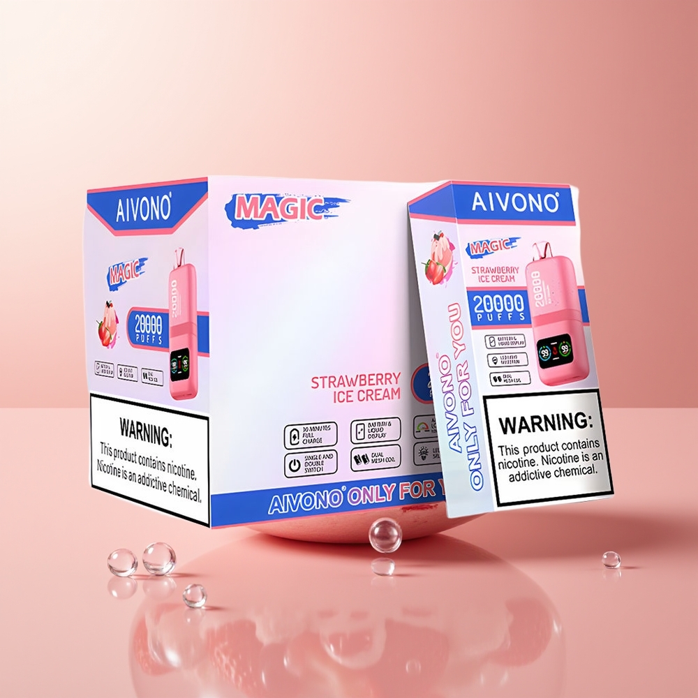 Strawberry Ice Cream Aivono Aim Magic 20000 Puffs Disposable Vape