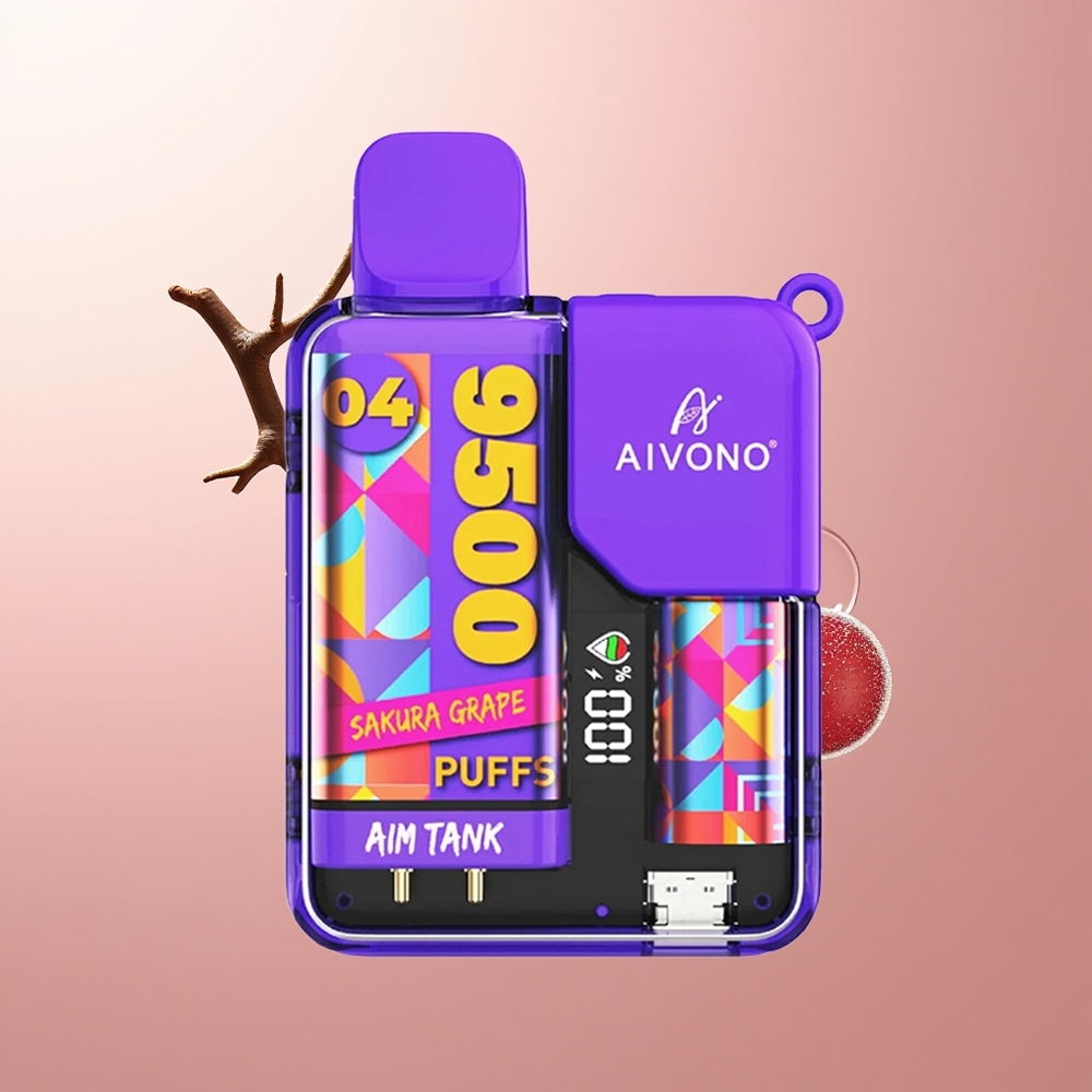 Sakura Grape Aivono Aim Tank 9500 Puffs 18ml