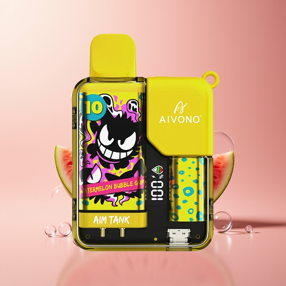Watermelon Bubble Gum Aivono Aim Tank 9500 Puffs 18ml