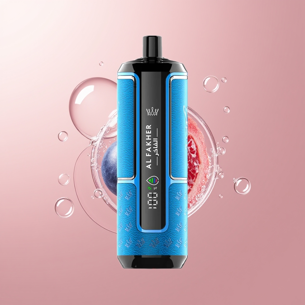 Blueberry Gum Al Fakher Crown Bar 15K Hypermax 15,000 Puffs Compact