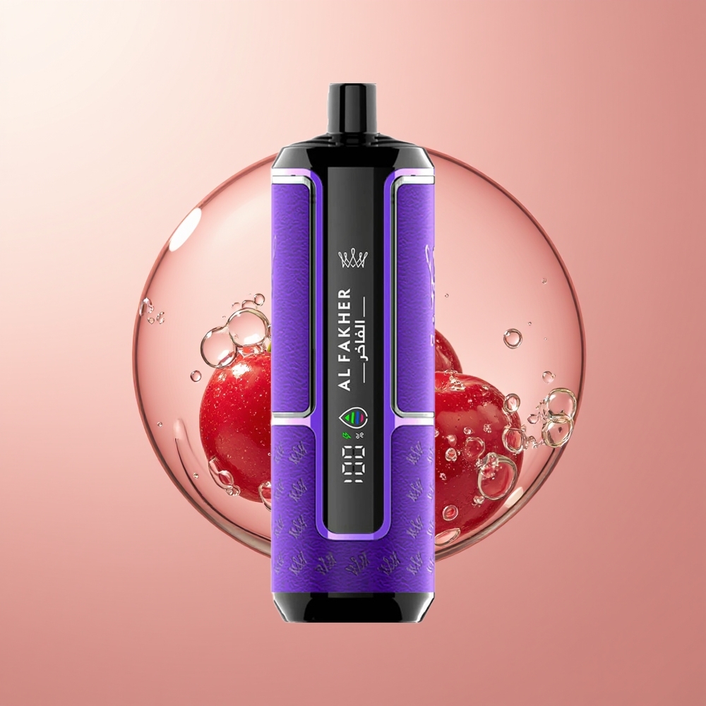 Cherry Fiesta Al Fakher Crown Bar 15K Hypermax 15,000 Puffs