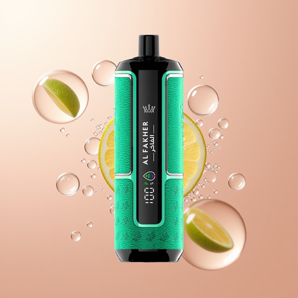 Lemon Mint Al Fakher Crown Bar 15K Hypermax 15K Puff DTL