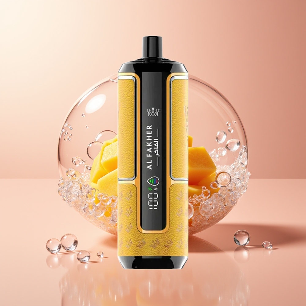 Mango Ice Al Fakher Crown Bar 15K Hypermax 15000 Puffs Compact