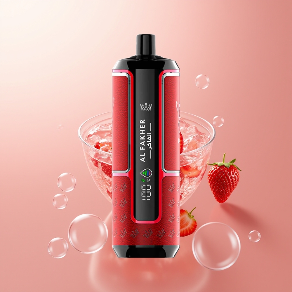 Strawberry Punch Al Fakher Crown Bar 15K Hypermax 15,000 Puffs