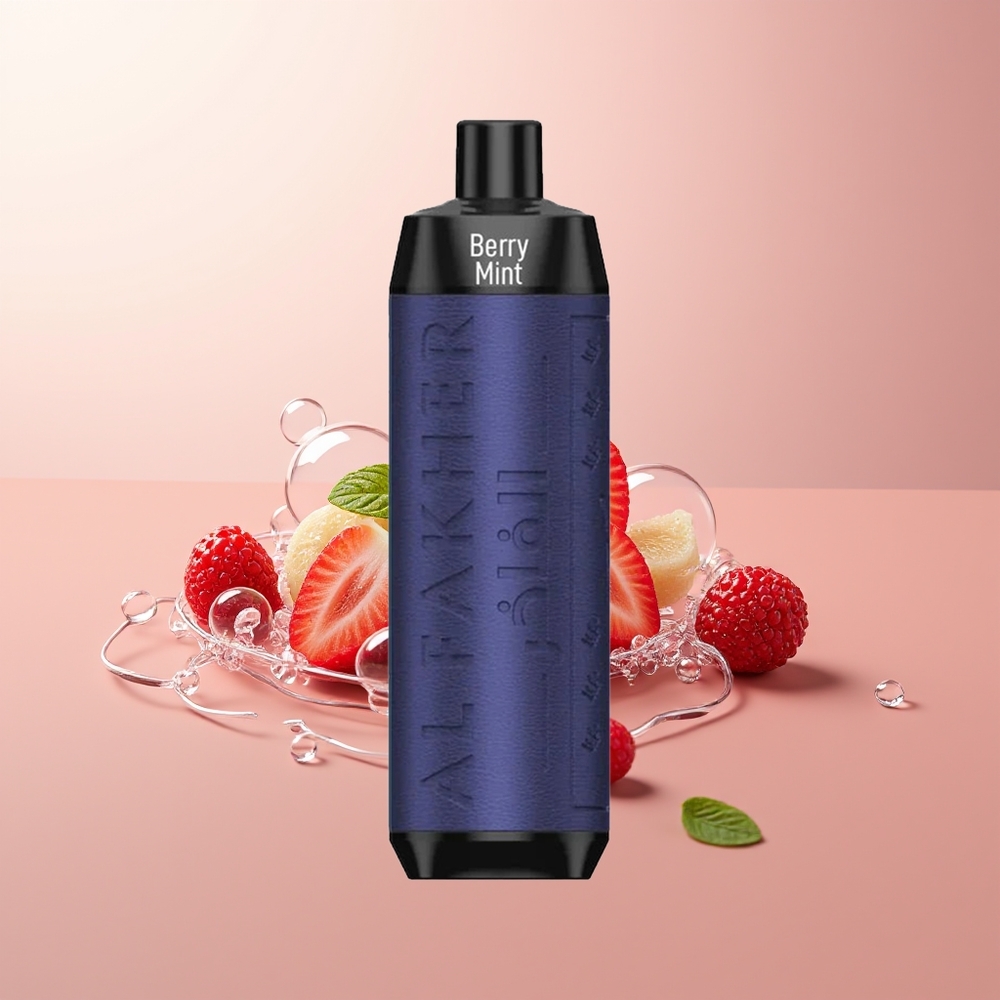 Berry Mint Al Fakher Crown 8000 Puffs Crystal Disposable Vape