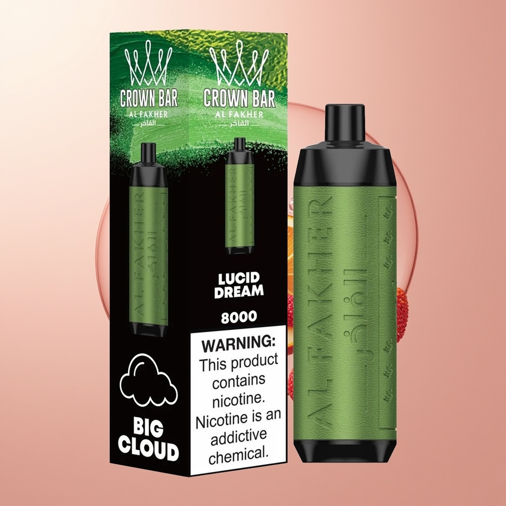 Lucid Dream Al Fakher Crown Bar 8000 Puffs Disposable Vape Crystal