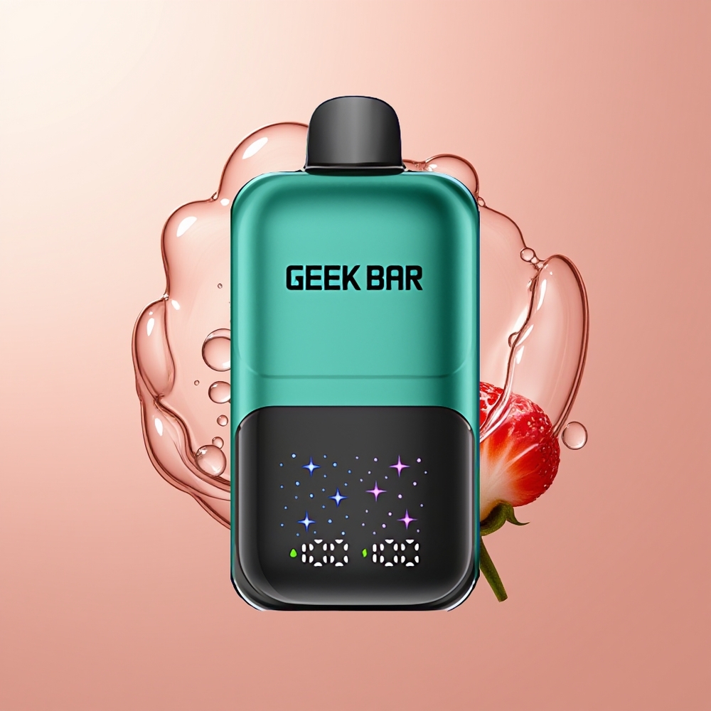 Strawberry & Kiwi GEEK BAR 2GO 50000 Puffs Interactive Large Screen