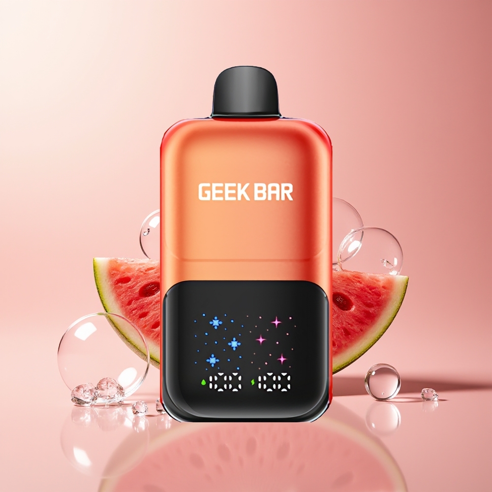 Watermelon Bubble Gum Ice GEEK BAR 2GO 50000 Puffs Dual Tanks