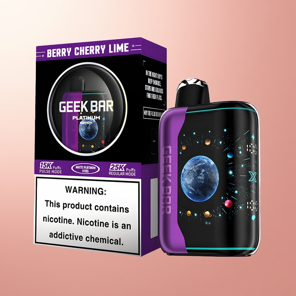 Berry Cherry Lime GEEK BAR Platinum Edition 25000 Puffs 20mL E-Liquid