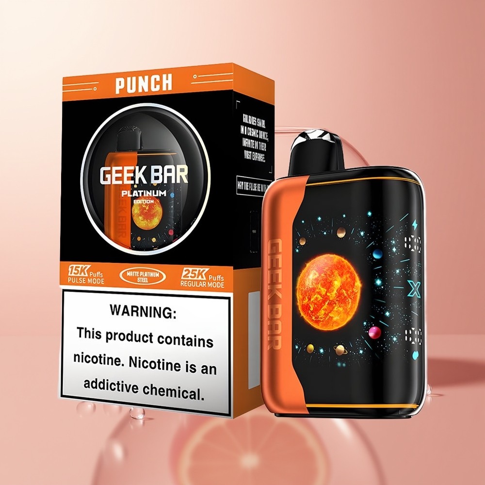 Strawberry Ice GEEK BAR Platinum Edition 25000 Puffs USB-Type C