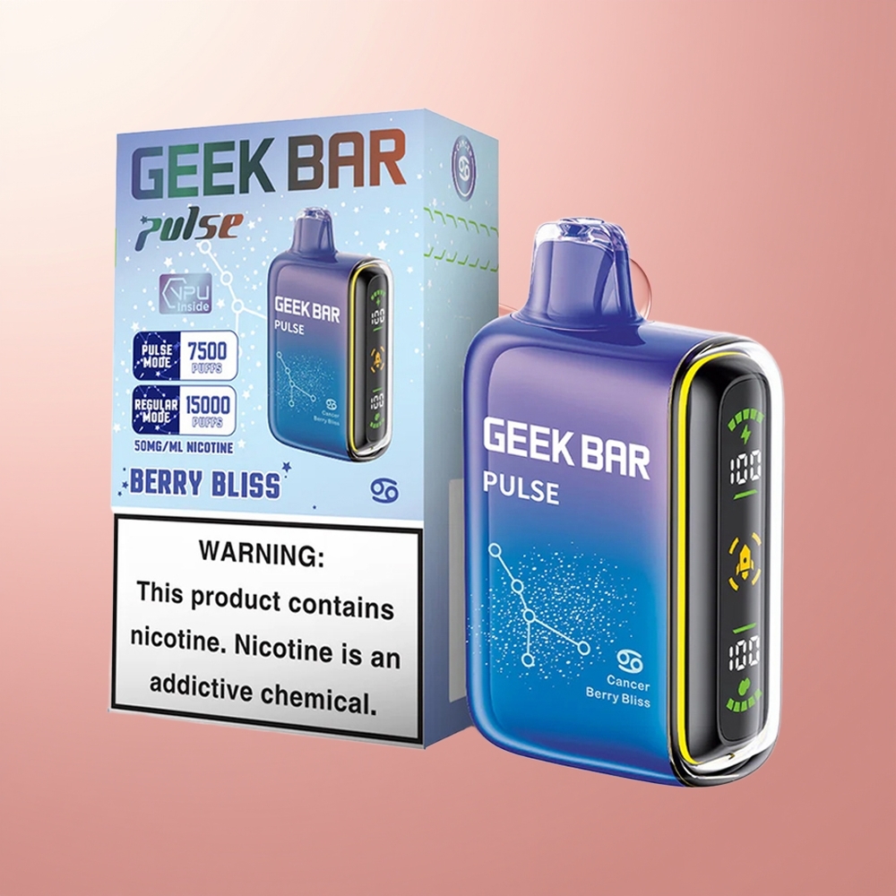 Blue Razz Geek Bar Pulse 15000 Zodiac Edition