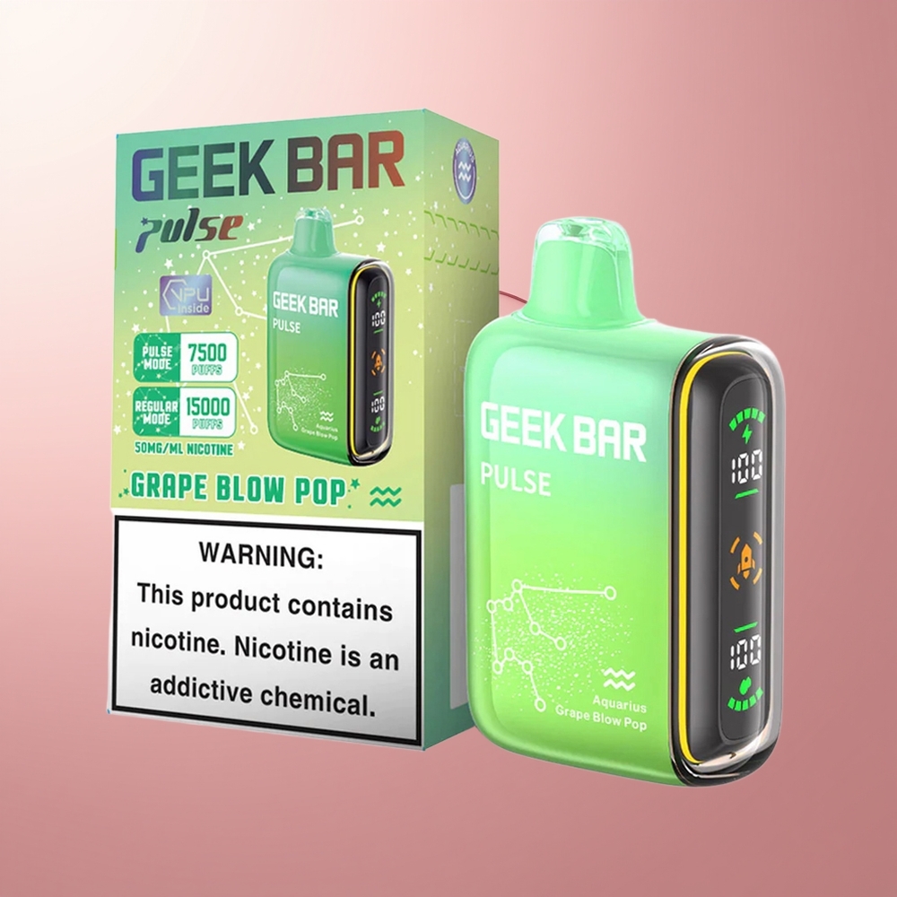 Blue Razz Geek Bar Pulse 15000 Zodiac Edition