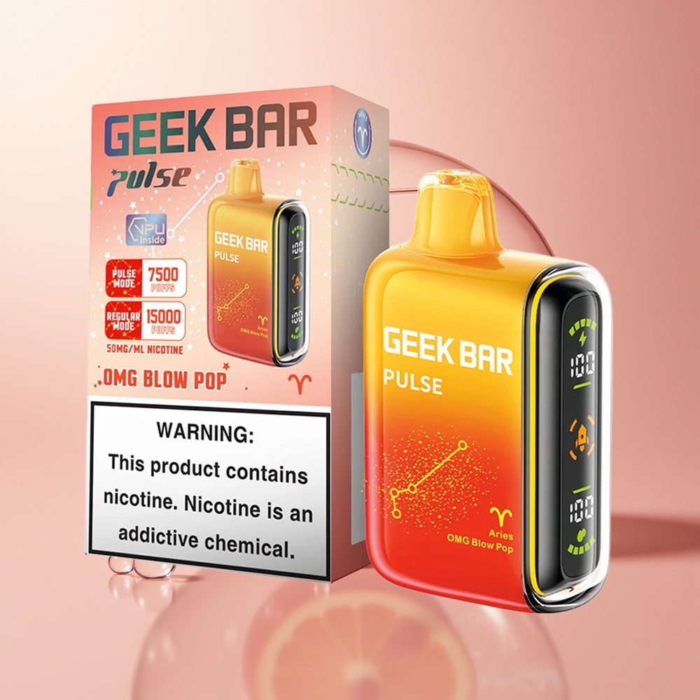 Blue Razz Geek Bar Pulse 15000 Zodiac Edition