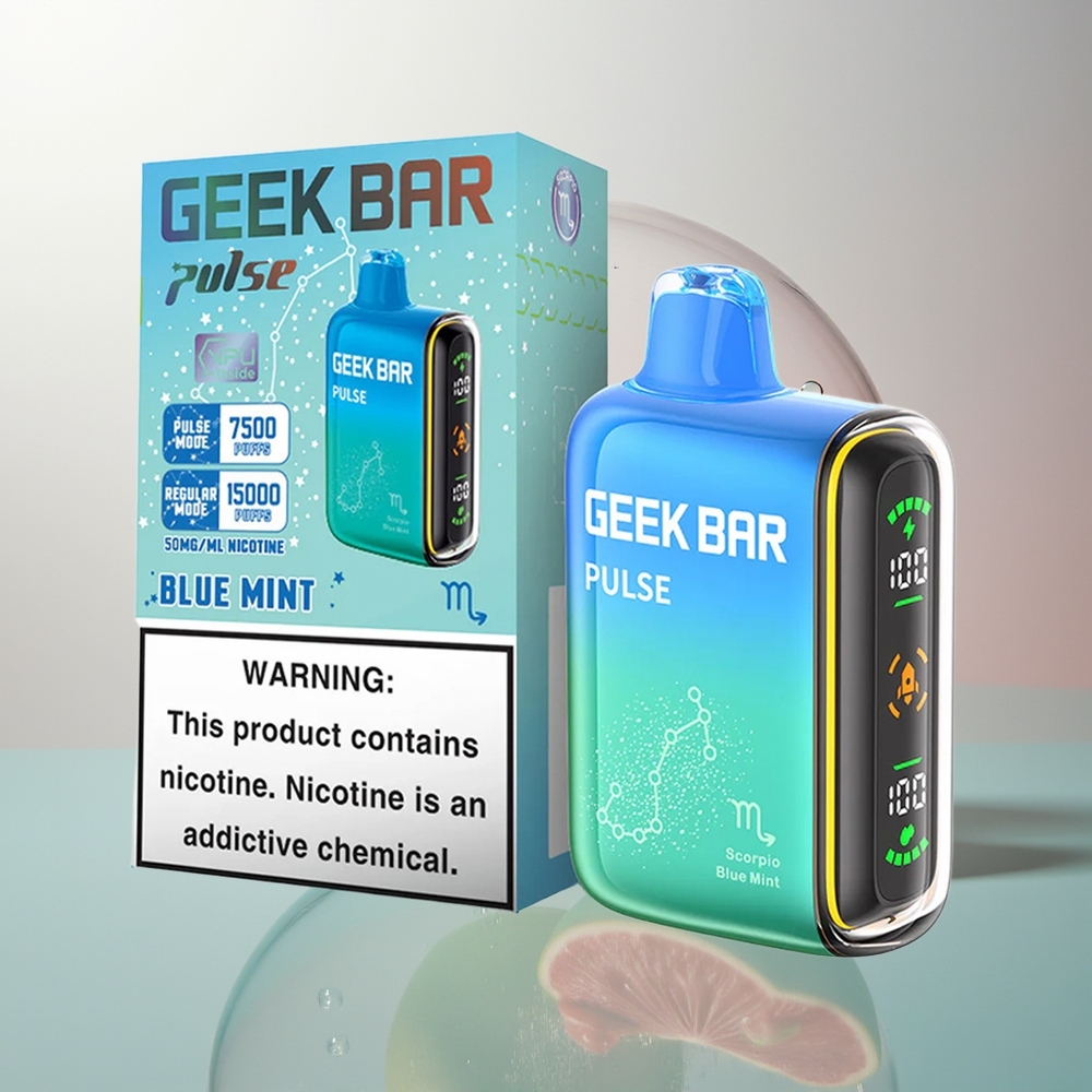 Blue Razz Geek Bar Pulse 15000 Zodiac Edition