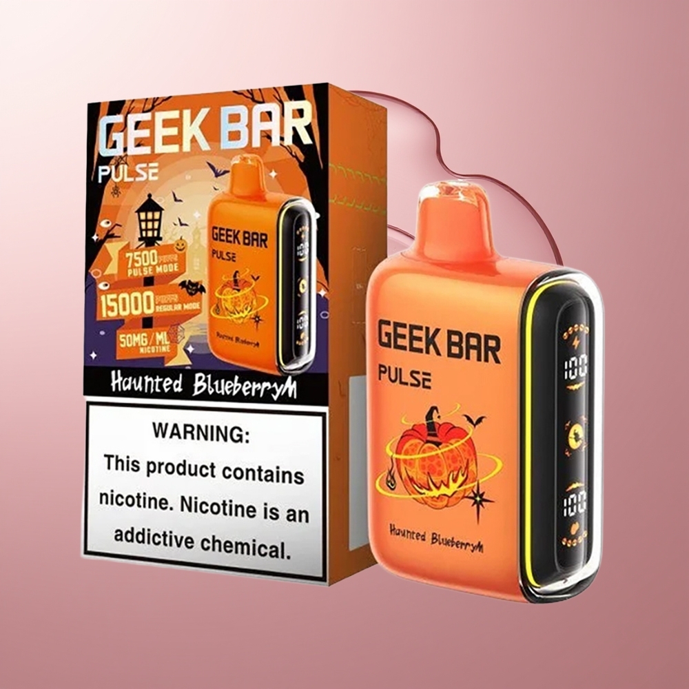Strawberry Ice Geek Bar Pulse 15000 Puffs Disposable Vape Halloween Edition