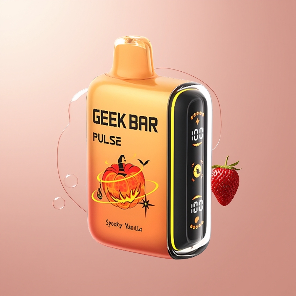 Strawberry Ice Geek Bar Pulse 15000 Puffs Disposable Vape Halloween Edition