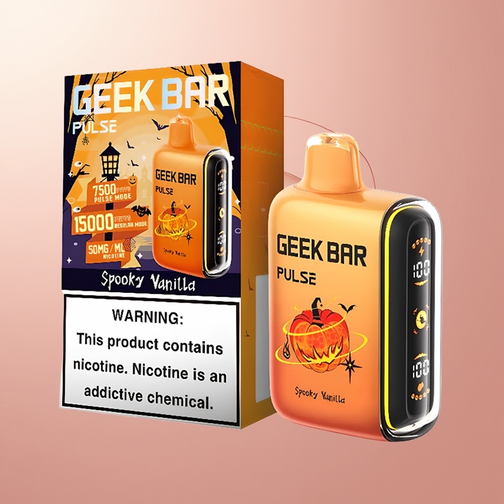 Strawberry Ice Geek Bar Pulse 15000 Puffs Disposable Vape Halloween Edition