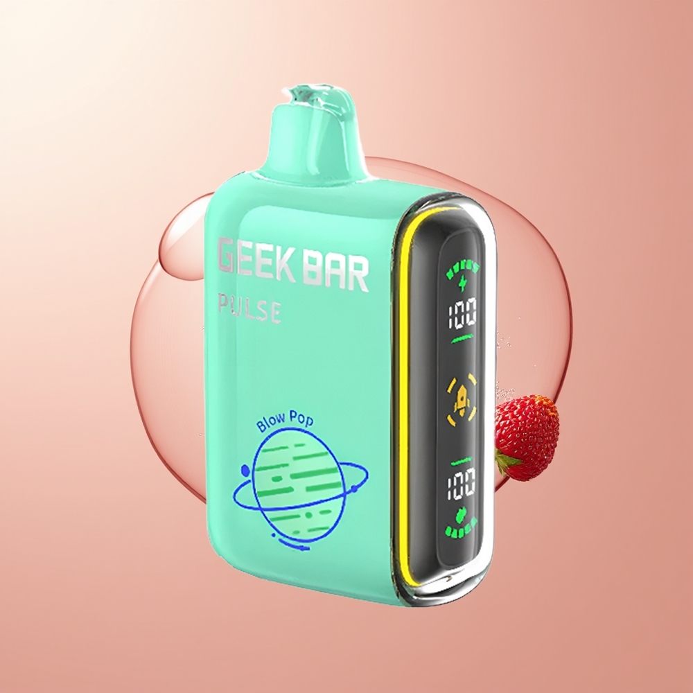 Strawberry Ice Geek Bar Pulse 15000 Puffs USB Type-C