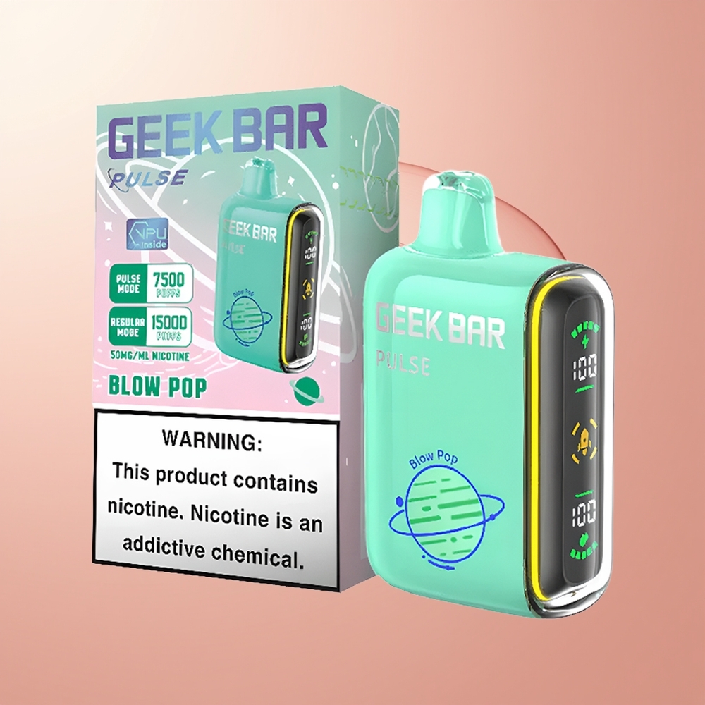 Strawberry Ice Geek Bar Pulse 15000 Puffs USB Type-C