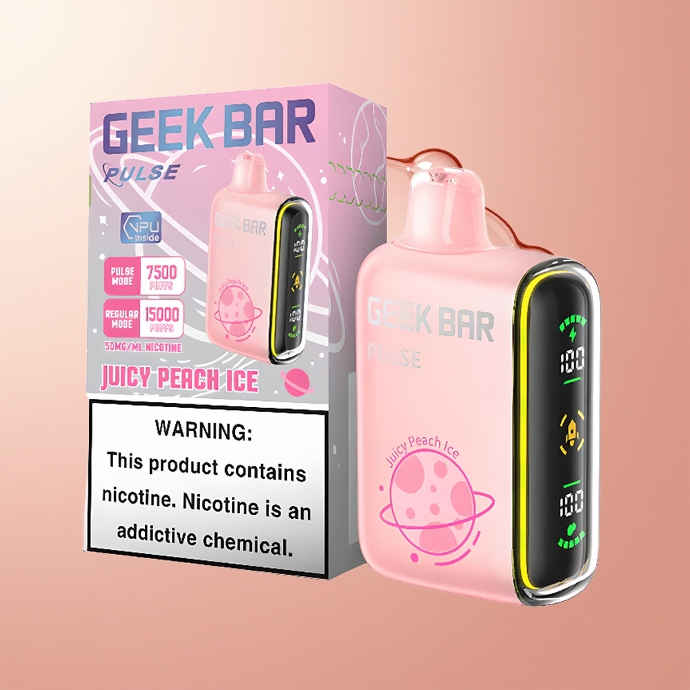 Strawberry Ice Geek Bar Pulse 15000 Puffs USB Type-C