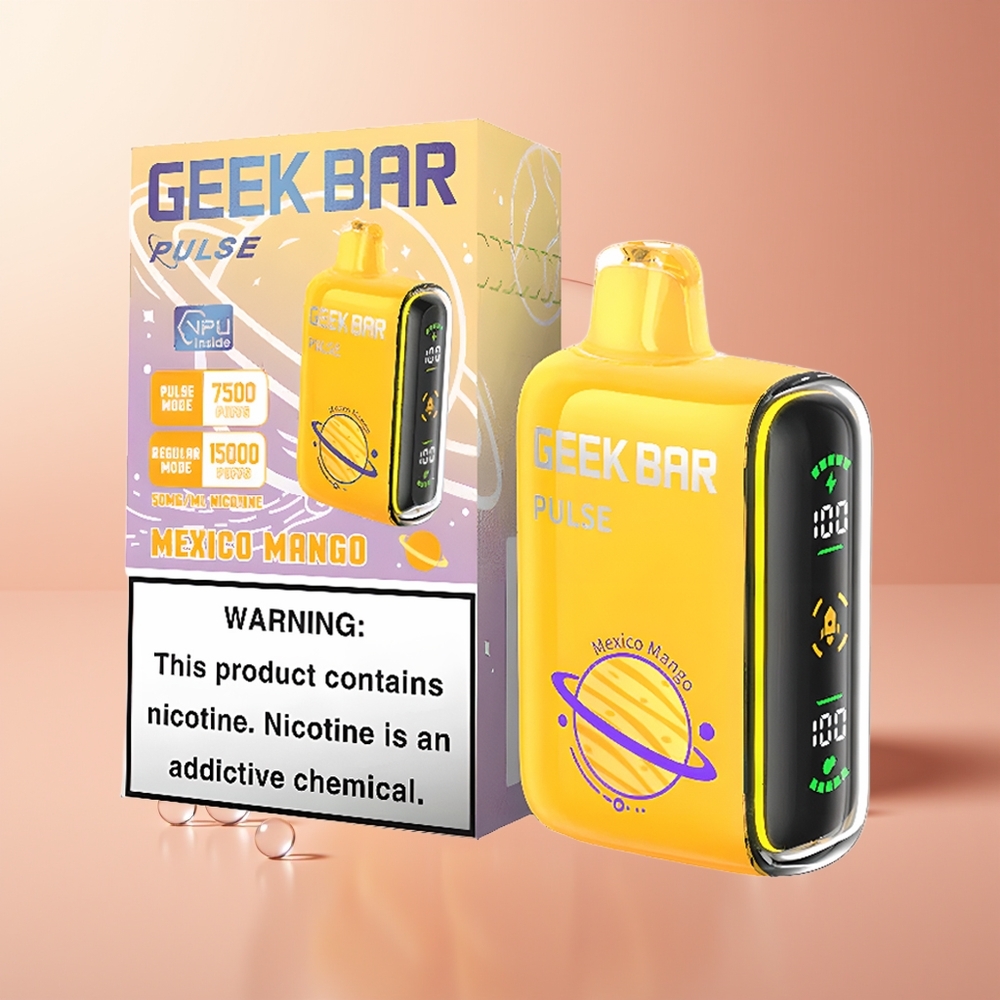 Strawberry Ice Geek Bar Pulse 15000 Puffs USB Type-C