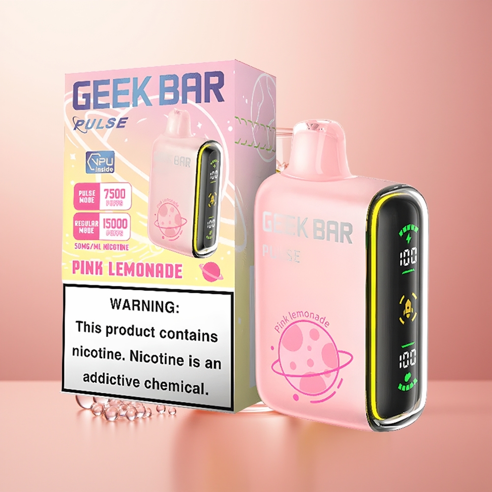 Strawberry Ice Geek Bar Pulse 15000 Puffs USB Type-C