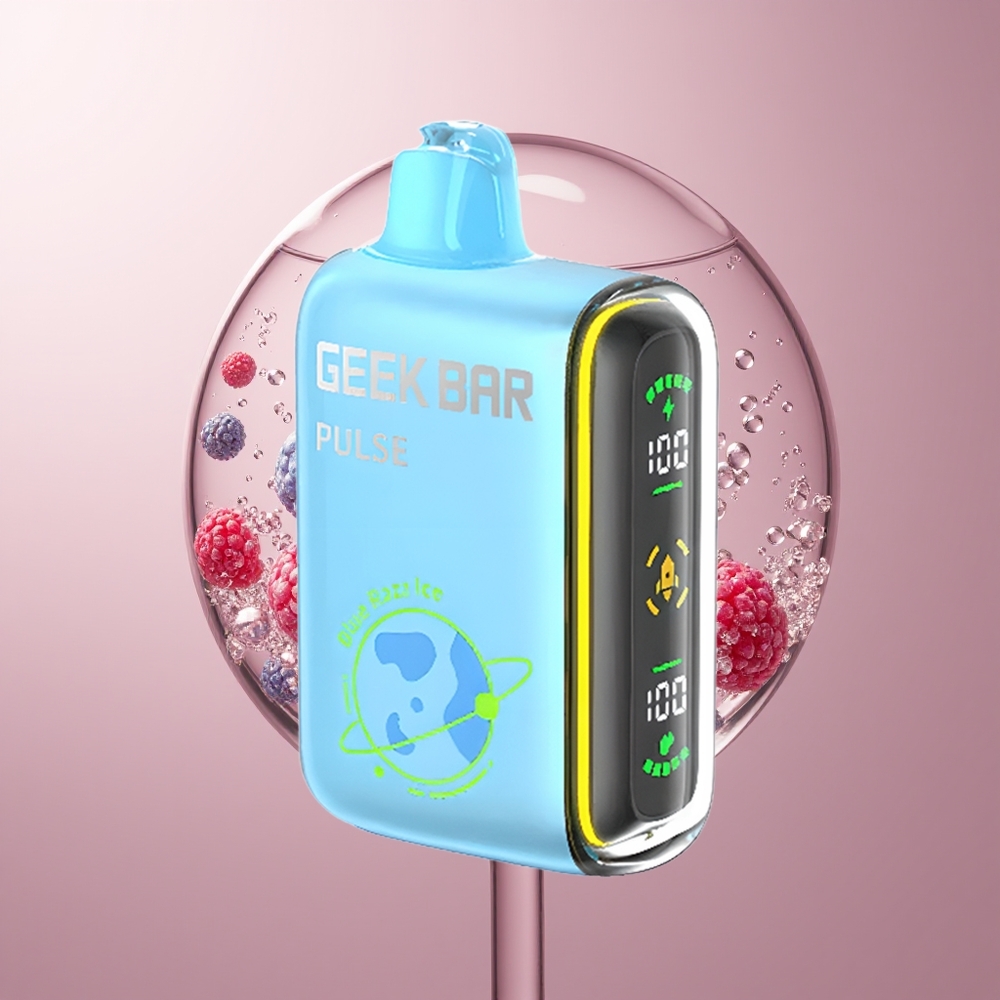 Strawberry Ice Geek Bar Pulse 15000 Puffs USB Type-C