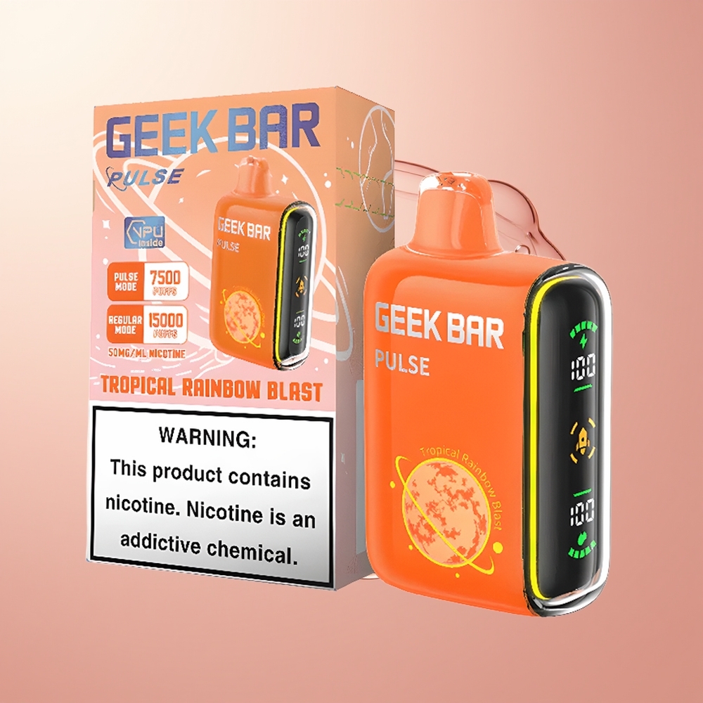 Strawberry Ice Geek Bar Pulse 15000 Puffs USB Type-C