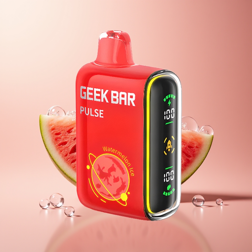 Strawberry Ice Geek Bar Pulse 15000 Puffs USB Type-C