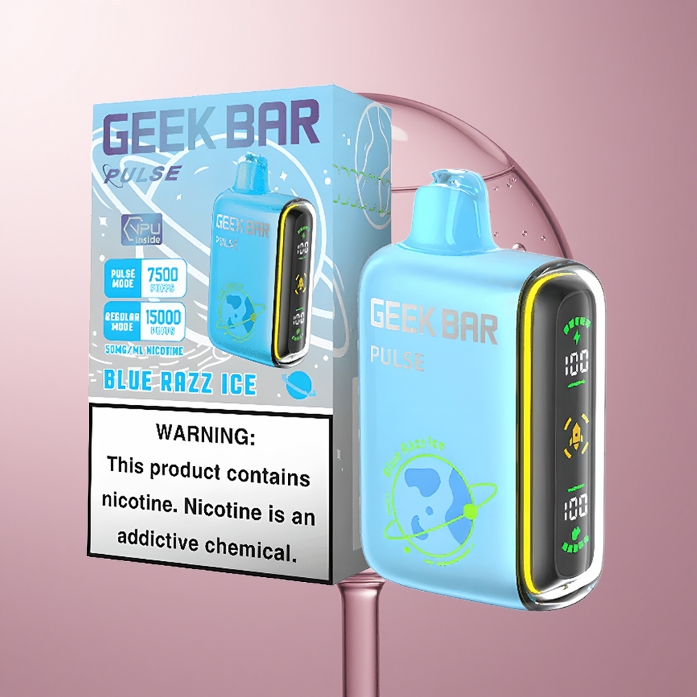 Strawberry Ice Geek Bar Pulse 15000 Puffs USB Type-C