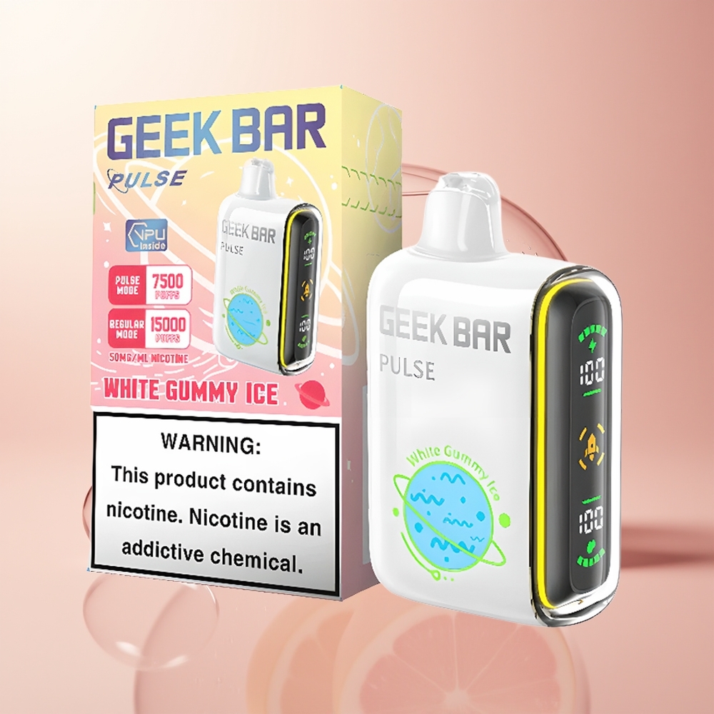 Strawberry Ice Geek Bar Pulse 15000 Puffs USB Type-C