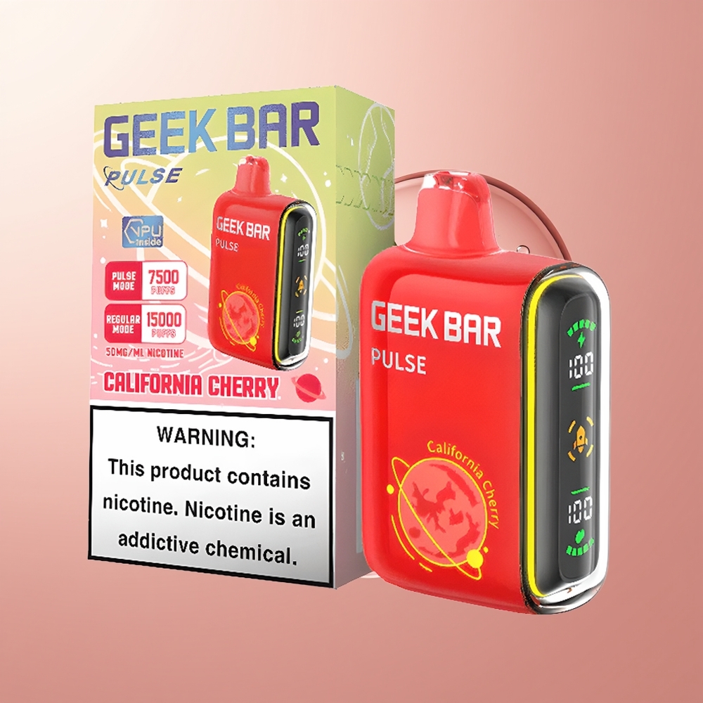 Strawberry Ice Geek Bar Pulse 15000 Puffs USB Type-C