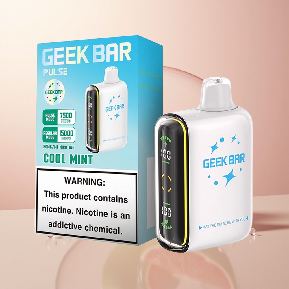 Strawberry Ice Geek Bar Pulse 15000 Puffs USB Type-C