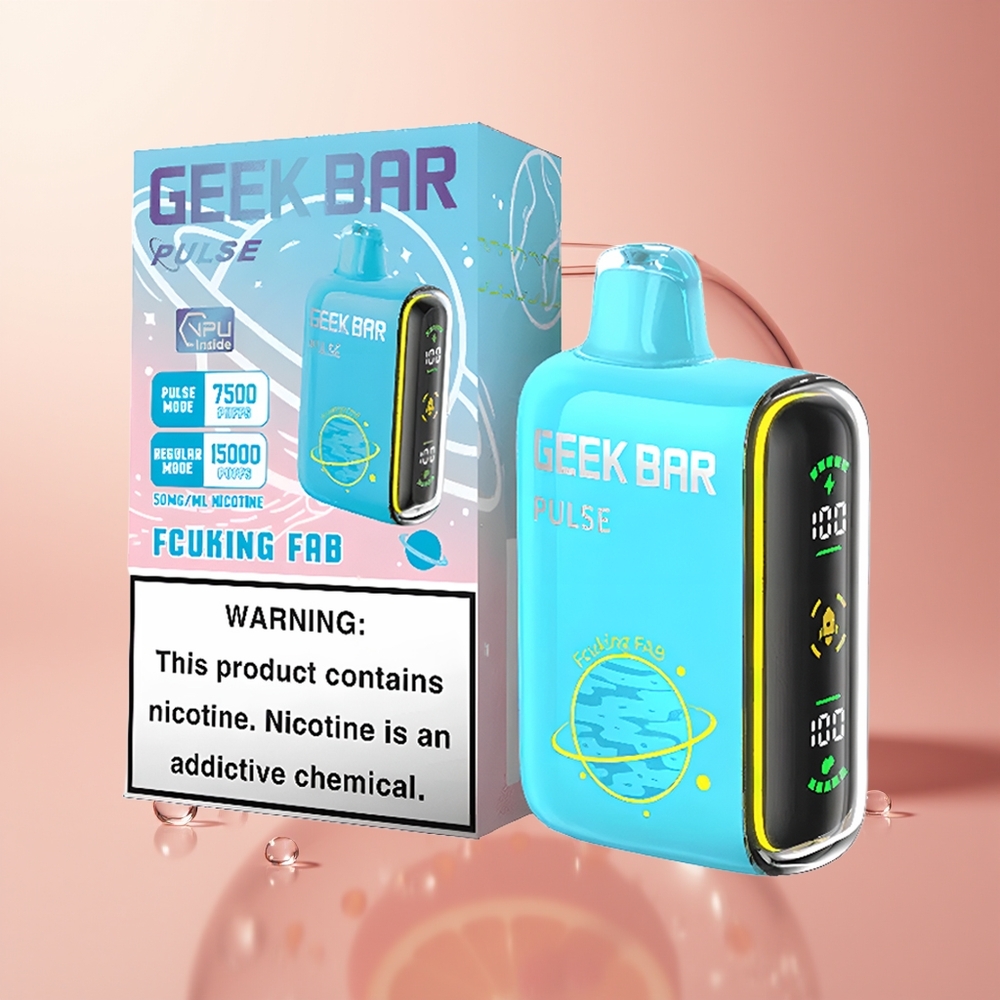 Strawberry Ice Geek Bar Pulse 15000 Puffs USB Type-C