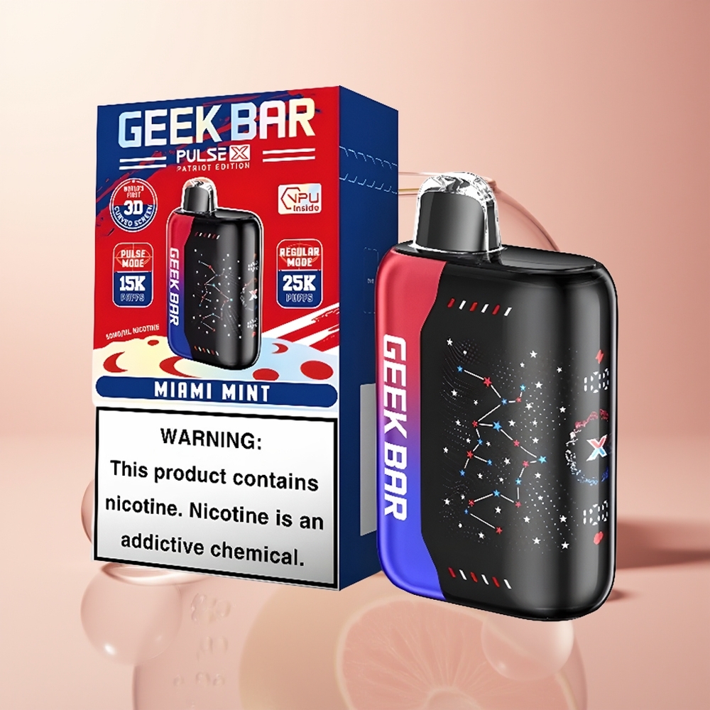 Patriot Geek Bar Pulse X 25000 Puffs Disposable Vape