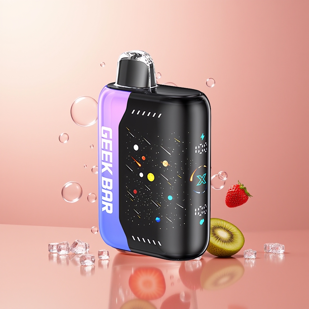 Strawberry Kiwi Ice GEEK BAR Pulse X 42K Puffs Meteor Edition