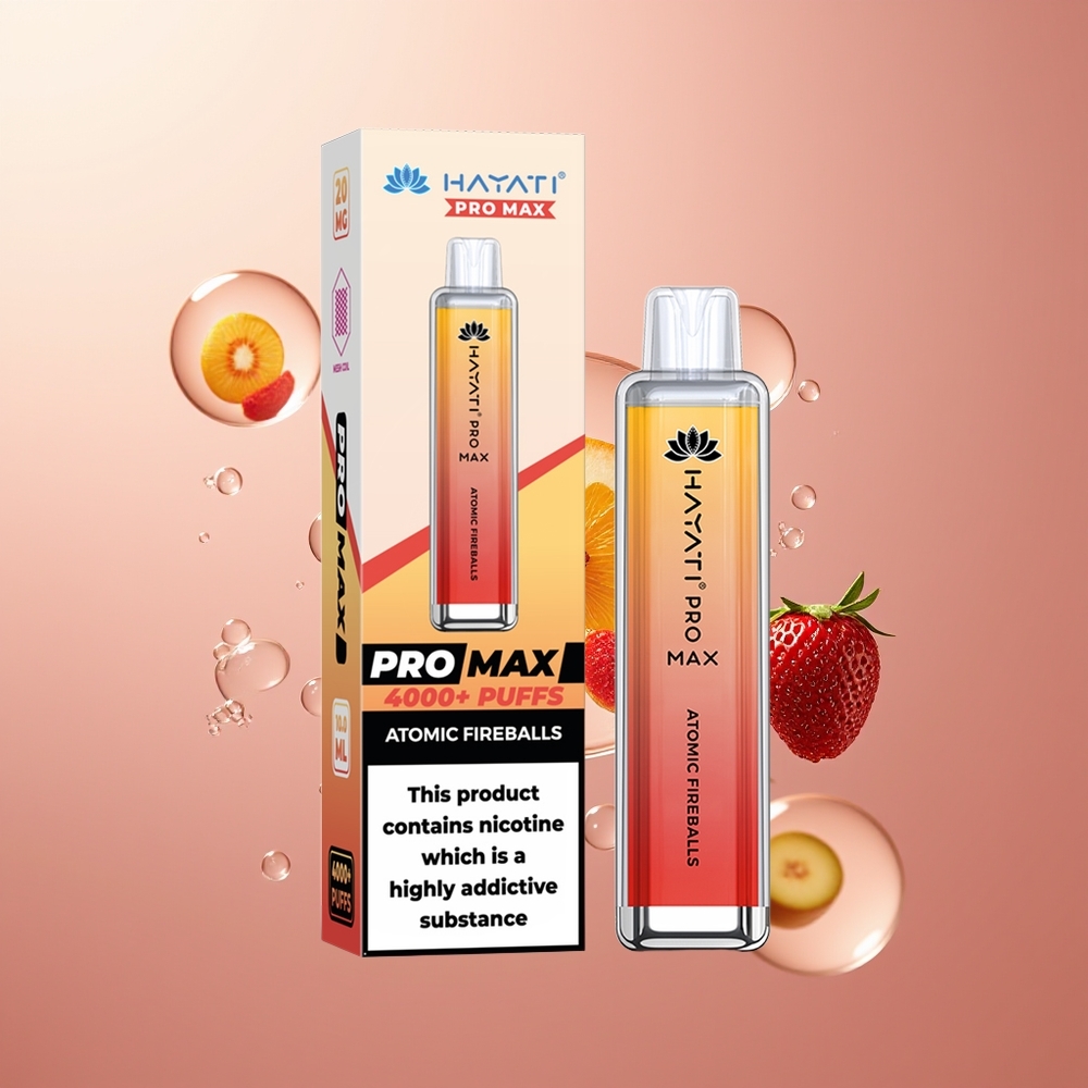 Atomic Fireballs Hayati Pro Max 4000 Puffs Dual Mesh