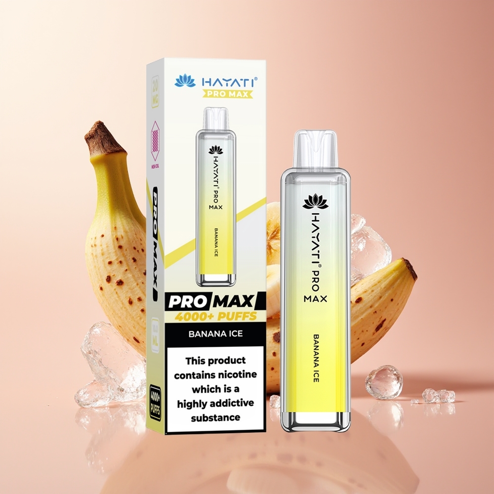 Banana Ice Hayati Pro Max 4000 Puffs Rechargeable